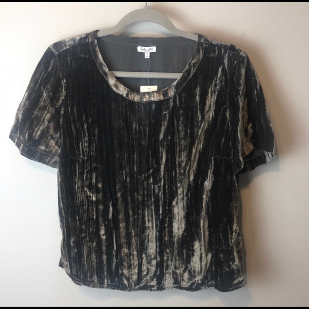 Splendid | Moonstone Velvet Top - Picture 2 of 5